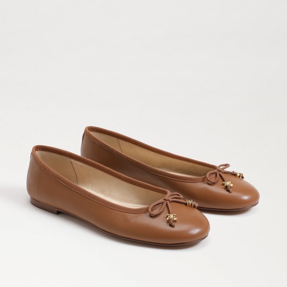Sam Edelman Felicia Luxe Ballet Flats Camel